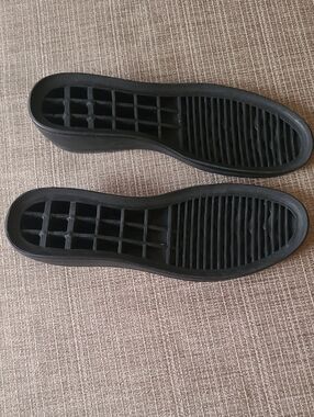 Black Rubber Replacement Wedge Soles for womens shoes
